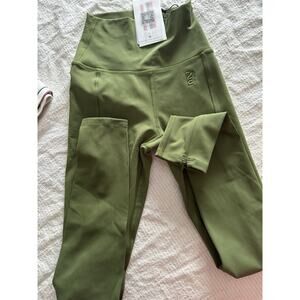 PE Nation Women's High Rise Leggings Size Xs - Pesto - Amplify green